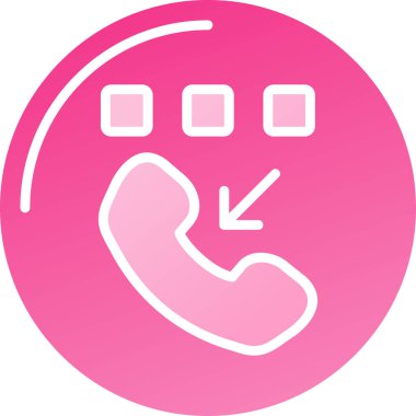 telefon simgesi, vektör illüstrasyonu