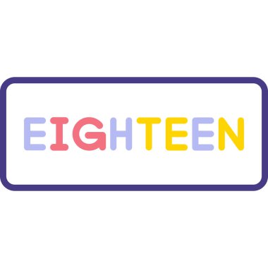 81 yıl. Bir kağıt çemberindeki 8 sayısının vektör illüstrasyonu