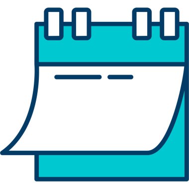 Takvim. Web simgesi basit illüstrasyon