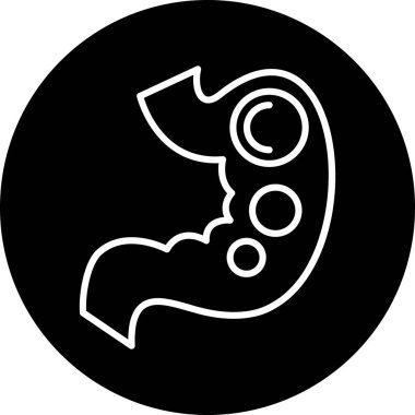 Tek bir simgenin vektör illüstrasyonu