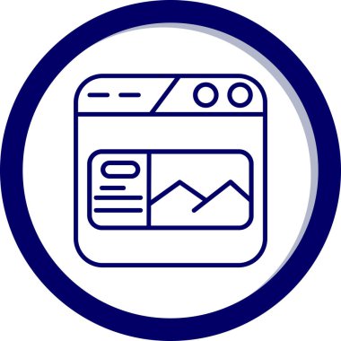 seo modern simgesinin vektör illüstrasyonu