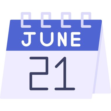 Takvim. Basit simge vektör illüstrasyonu