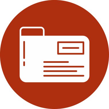 Vektör belgesi Simge illüstrasyonu