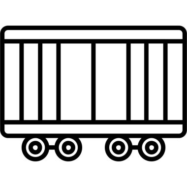 Tramvay vektör simgesi. Beyaz arkaplan tramvayında izole edilmiş ana hat vektör simgesi.