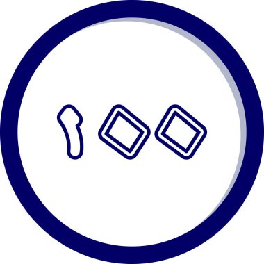 Bir güneş gözlüğünün vektör çizimi