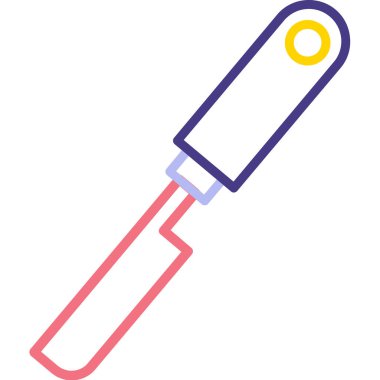 Kalem. Web simgesi basit illüstrasyon