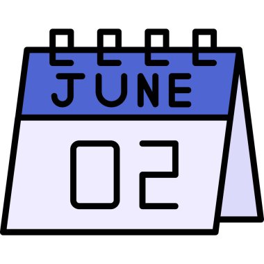 takvim simgesini, basit vektör çizim