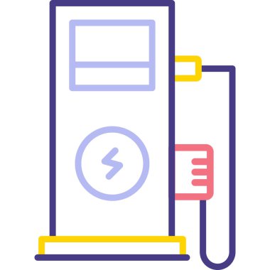 pil simgesi, modern vektör illüstrasyon tasarımı