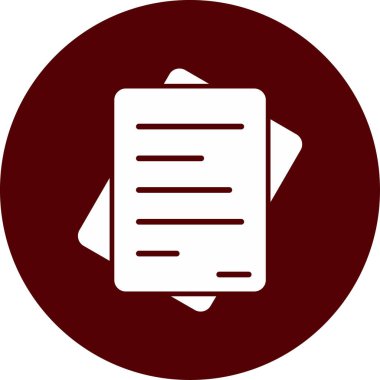 Bir dosya biçimi simgesinin vektör çizimi