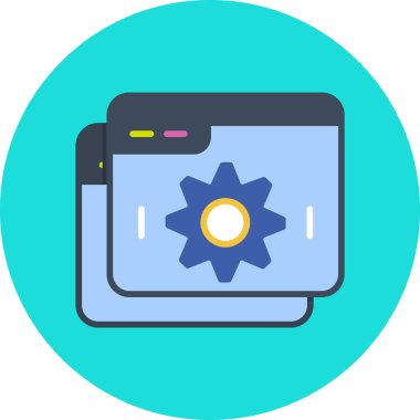 seo modern simgesinin vektör illüstrasyonu