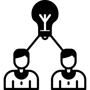 Vektör illüstrasyonu, takım çalışması simgesi