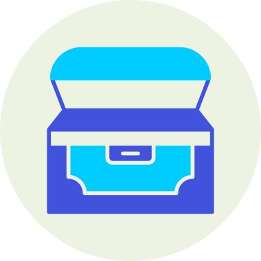 kutu simgesi vektör illüstrasyonu