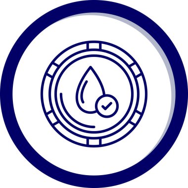 Bırak. Web simgesi basit illüstrasyon