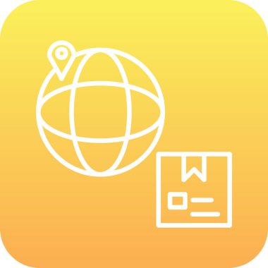 düz vektör genel simgesi