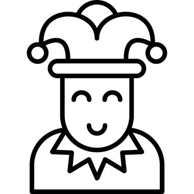 şef vektör ince çizgi simgesi