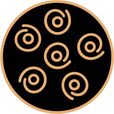 Gıda simgesinin vektör illüstrasyonu