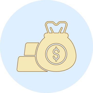 çanta simgesi vektör illüstrasyonu