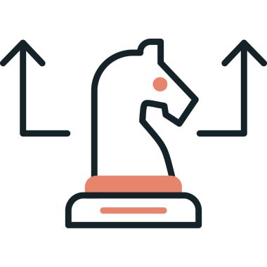 at simgesi vektör illüstrasyonu