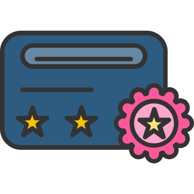 Kredi kartı simgesi vektör illüstrasyon grafik tasarımı