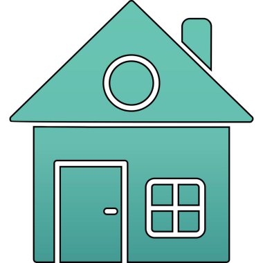 ev ikonu. vektör illüstrasyonu.