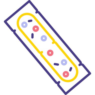 Bir karikatür yemeğinin vektör çizimi