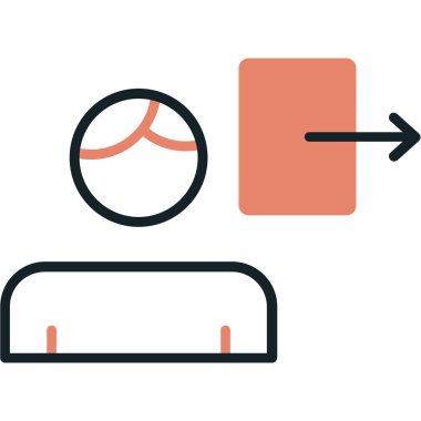 Modern bir simgenin vektör illüstrasyonu