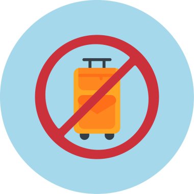 seyahat düz vektör simgesi