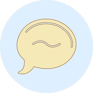 Konuşma balonu vektör tasarımı