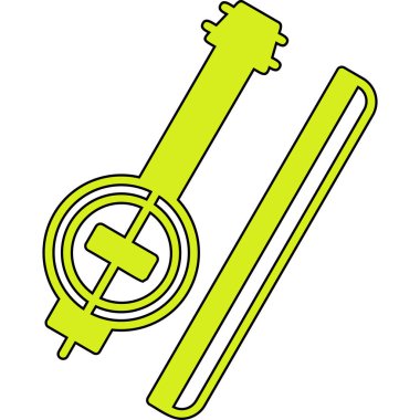 Anahtar. Web simgesi basit illüstrasyon