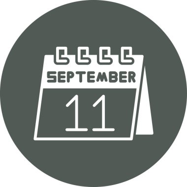 Takvim simgesinin vektör illüstrasyonu