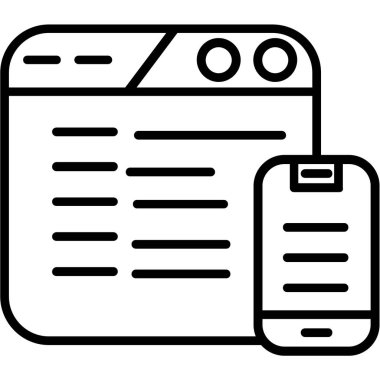 belge simgesi, vektör çizimi