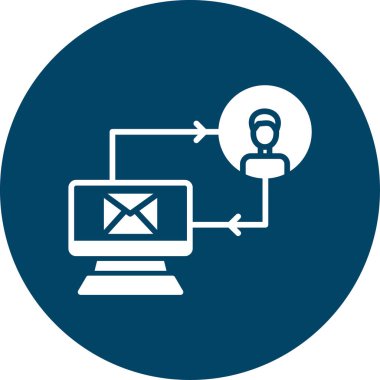 Web simgesi, basit vektör illüstrasyonu