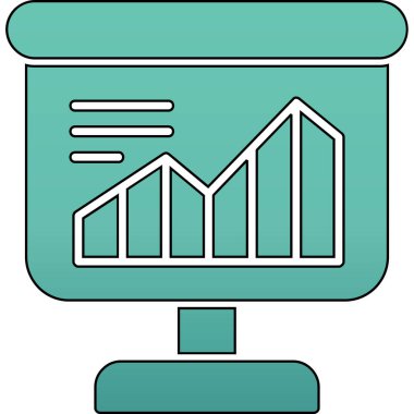 Bir bina simgesinin vektör illüstrasyonu