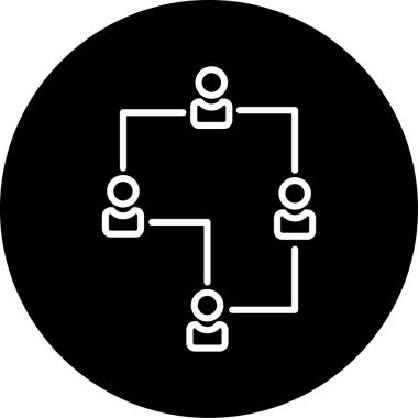 beyaz arkaplanda izole bağlantı simgesi vektörü, mobil işaret logosu konsepti veya şeffaf