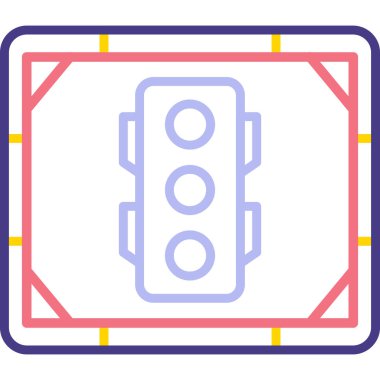 Modern bir simgenin vektör illüstrasyonu