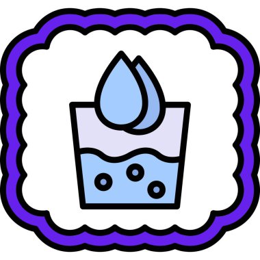 vector illustration of a cartoon icon of a candle