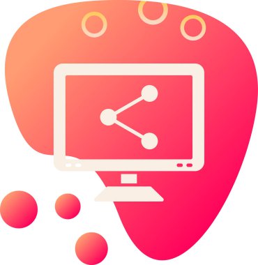 Seo simgesinin vektör illüstrasyonu