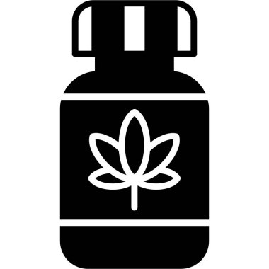 Yaprak ve su ikonunun vektör tasarımı. Yaprak ve siyah ikon vektör illüstrasyonunun ağ ögesi. stok