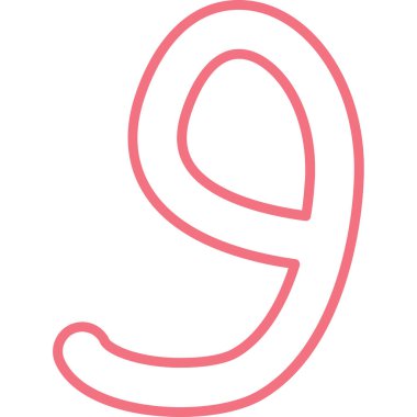 Beyaz arkaplanda alfabe harfleri, illüstrasyon, vektör, simge