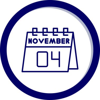 Kasım 'ın 3' ü bir günlük takvimde