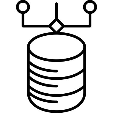 Fıçı. Web simgesi basit illüstrasyon