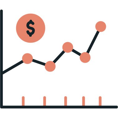 Dolar sembollü grafik çizelgesi