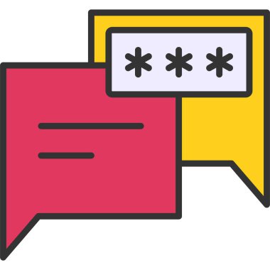 Parola kilidi parola simgesi - taslak biçimi