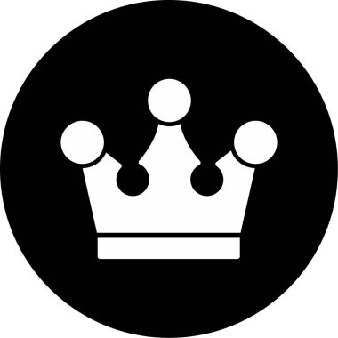 Taç ikonu. düz dizayn biçimi 10