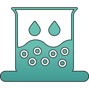 Bir su damlasının vektör çizimi