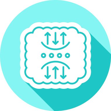 Vektör evrensel simgesi Trendy bakmak.