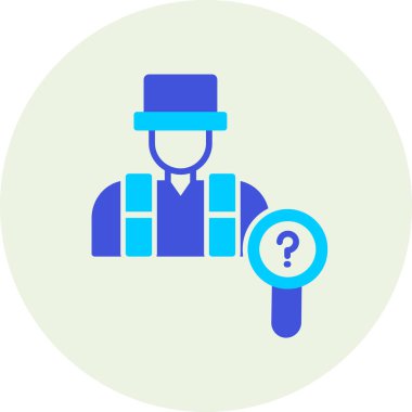 Görev arama simgesini - ana hatlar biçiminde bul