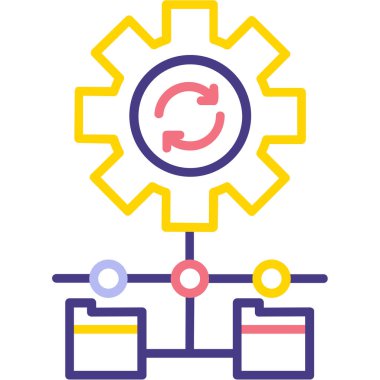 Ayarlama. Web simgesi basit tasarım