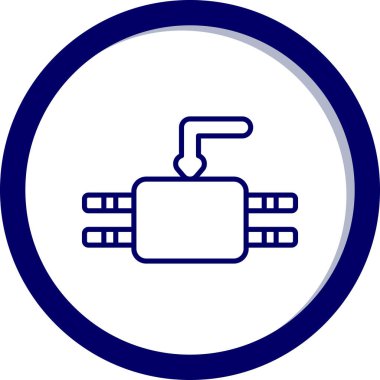 Modern b 'nin vektör illüstrasyonu eksik simgesi