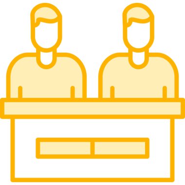 İş toplantısı. Basit tasarım